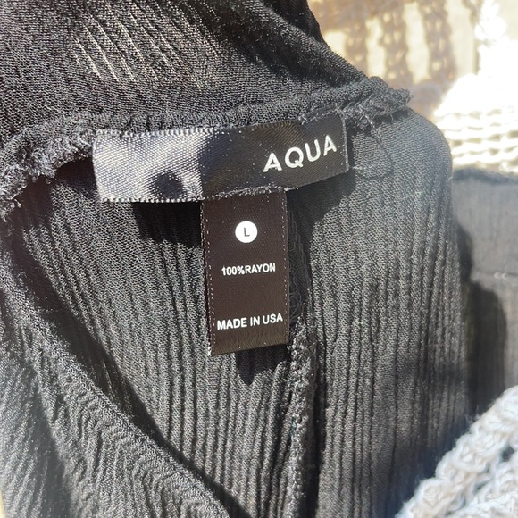 Black Aqua Tunic Dress - Picture 4 of 4